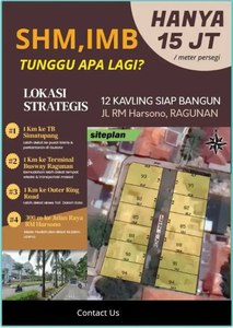 Jual Tanah Kavling Siap Bangun Dlm Cluster Di Ragunan Jakarta Selatan