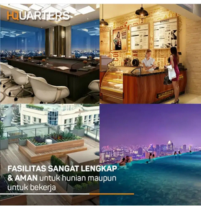 Kantor dan Hunian dalam kawasan Bisnis Bandung Premium dan Strategis