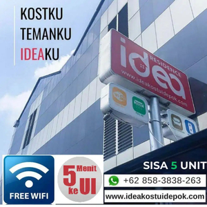Kos Dekat UI Depok, FREE Wifi, Modern, Bersih