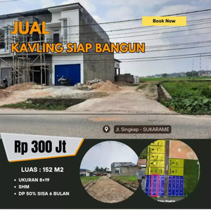 Miliki segera kapling ruko dan rumah harga murah setrategis disukarame