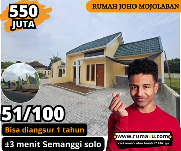 Perumahan Laban ±800 meter Jln Raya Mojolaban - Solo