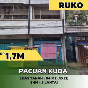 Pusat Kota Surabaya ‼️ Ruko 2 Lantai Pacuan Kuda dekat Tidar