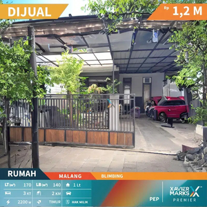 Q002 Rumah Dijual 1 Lantai di Blimbing Kota Malang