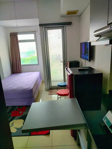 ready unit apartemen green lake sunter,studio furnished,lantai rendah