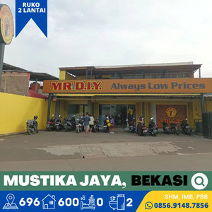 Ruko dijual Murah 2 Lantai di Cimuning, Mustika Jaya, Bekasi