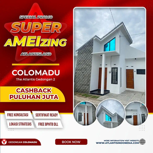 Rumah 1 Lantai Model Pelana Kuda di Colomadu