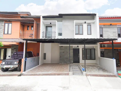 Rumah 2 Lantai di Delima Residence Dekat Tol Sudah Renovasi J-17470