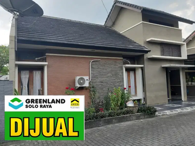 RUMAH APIK DAN LUAS DI CLUSTER GENTAN SOLO