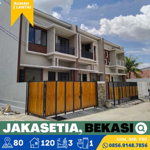 Rumah Baru di Jaka Setia, Bekasi Nempel Galaxy 10 menit Stasiun LRT