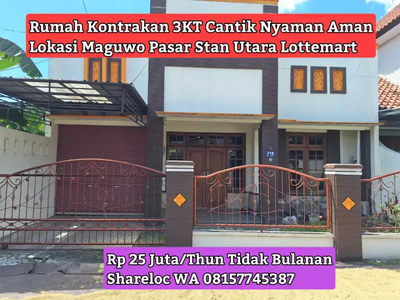 Rumah Cantik Maguwo Lottemart, 3KT Furniture 25Juta Net