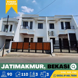 Rumah dijual Baru, Murah Jatimakmur, Bekasi dekat ke Mal Pondok Gede,