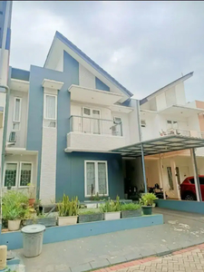 Rumah fully furnished di cluster dekat Stasiun Jurangmangu Bintaro