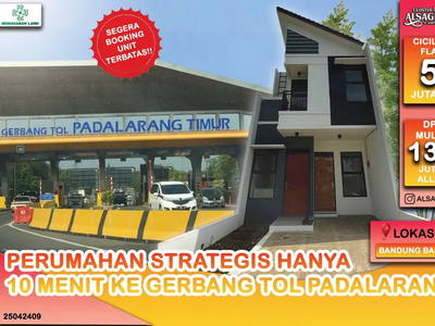 Rumah Mewah 2 Lantai Legalitas SHM Cicilan Flat 5 JT-an