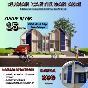 RUMAH MEWAH CANTIK MURAH DP RINGAN BANDAR SETIA