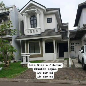 Rumah Siap huni di Kota wisata Cibubur Cluster Depan