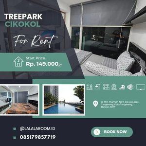 Sewa Apartemen Harian Treepark City Cikokol Tangerang