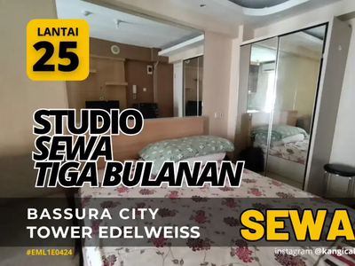 Sewa Studio Furninshed Tower Geranium Apartemen Bassura City