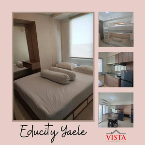 Sewa Tahunan Apartemen Educity Yale Type 3BR Furnish - Vista Property