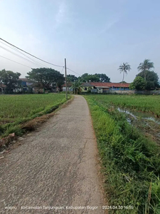 Tanah dekat Jalan Propinsi dengan Lingkungan yang ramai di Tanjungsari