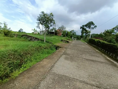 Tanah dekat jalan raya view sawah dikarangpandan