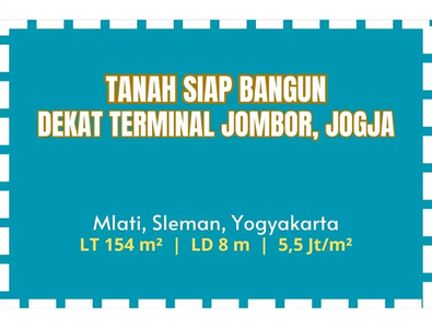 Tanah Mlati Jogja 10 Menit Ke Kampus UGM, Siap AJB