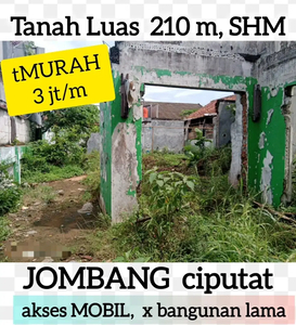 Tanah MURAH 3 juta Luas 210 Akses Mobil di JOMBANG ciputat