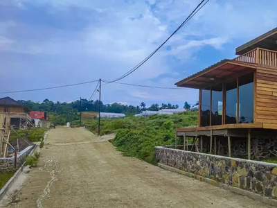 Tanah Murah View Gunung 60 jt per m Kavling Anggur di Pinggir Jalan