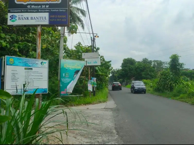Tanah Pekarangan Mangku Jalan Raya Aspal Kasihan Bantul TP 270