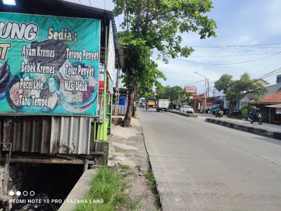 Tanah pinggir jalan raya woltermonginsidi