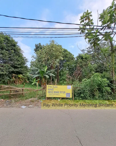 Tanah Strategis Jual Cepat di Pinggir Jl. Raya, Pondok Cabe, Tangsel