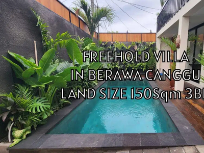 Vila Siap Huni 3 Bedroom di Semat Berawa Canggu Badung Bali