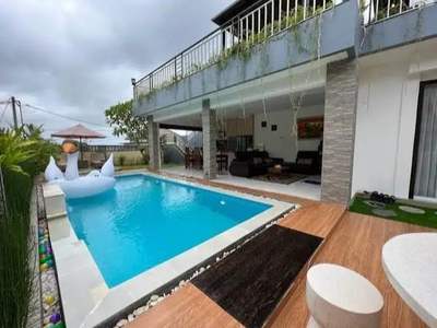 villa modern minimalis ungasan