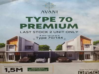 RUMAH 2 UNIT TYPE 70 Premium