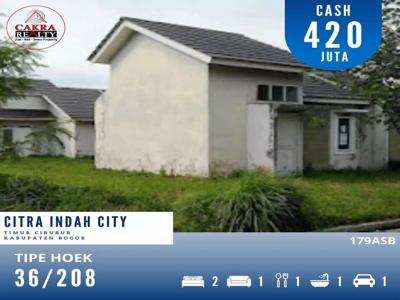 Rumah Hoek Murah 36/208 di Citra Indah City