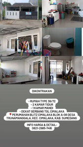 Dikontrakan Rumah komersil