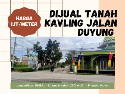 Dijual kavling tapak rumah Jalan Duyung, Beledang,