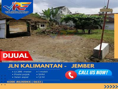 ...DIJUAL TANAH DI JL KALIMANTAN DEKAT KAMPUS UNEJ JEMBER