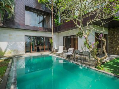 Dijual Villa with View Laut & Sawah Jalan Kaki ke Pantai Mengening