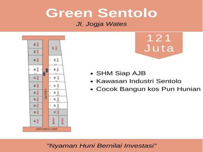 Kavling Kos Dekat Jl. Kalwasan Industri Sentolo, Mangku Jalan Aspal