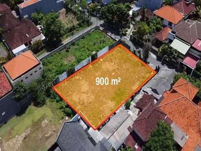Lahan tanah 900m² premium & strategis di Renon Denpasar selatan