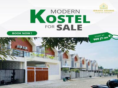 Premium Kostel 18 Kamar Dijual Di Malang Kota Free AC & TV LED
