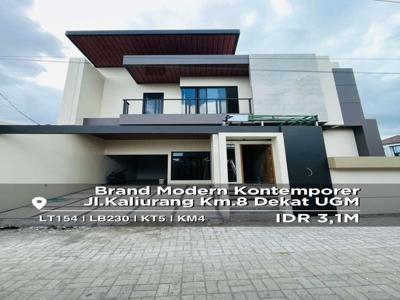 Rumah Baru Model Mewah Premium Area Jl.Kaliurang Km.8 Dekat UGM, Pasar