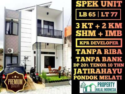 Rumah Custom Syariah - SHM IMB - KPR Developer Dkat Galaxy City Bekasi