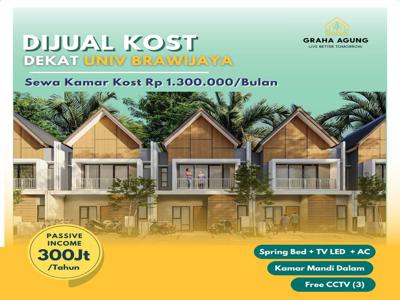 Rumah Kost dijual diPusat Kota Malang dekat Kampus Muhammadiyah Malang
