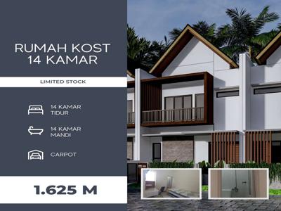 Rumah Kost Premium 14 Kamar Tidur di Merjosari Joyo Grand Kota Malang