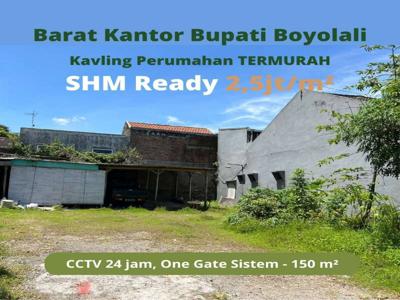 Tanah Kavling Boyolali Kota, Siap Bangun SHM Ready
