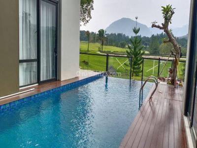 Rumah Modern Dengan Private Pool View Gunung di Sentul City