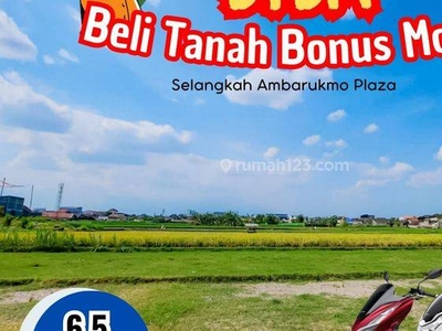 Beli Tanah Bonus Motor, Legalitas Shmp Siap Ajb, Ambarukmo Jogja