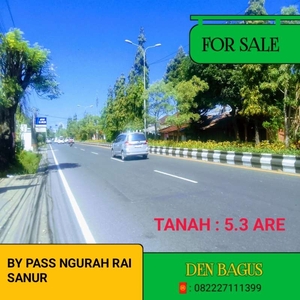 by pass Ngurah Rai Sanur 5 .3 are tanah di jual