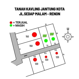 d jual tanah dekat jalan utama sedap malam